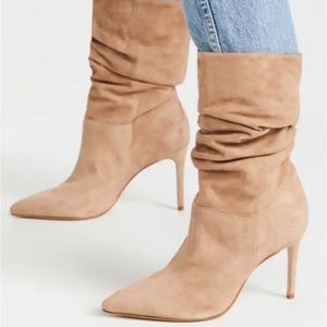 SCHUTZ Women’s Ashley Boots, Honey Beige, Size 5.5
